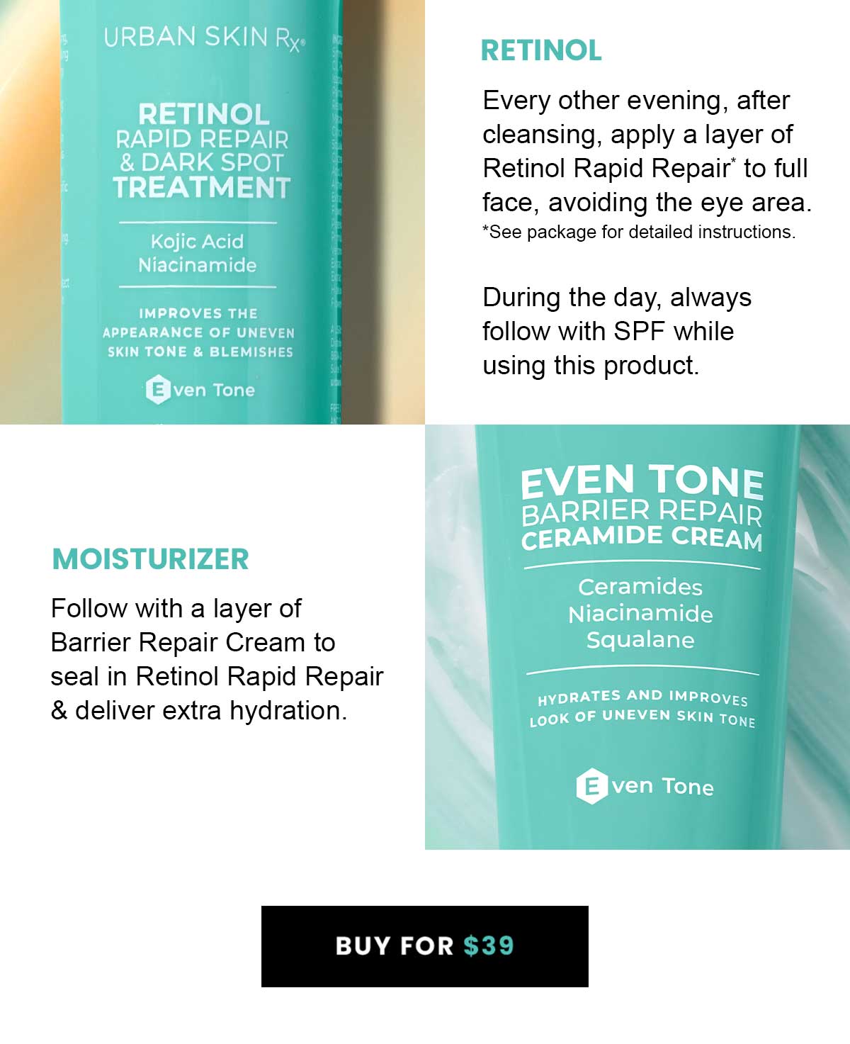 😱 NEW! Retinol + Barrier Repair Duo has dropped Urban Skin Rx